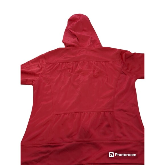 NYCE Clothing Co. Women's Bright Red Hooded Jacket Size M.  No String - Picture 8 of 11